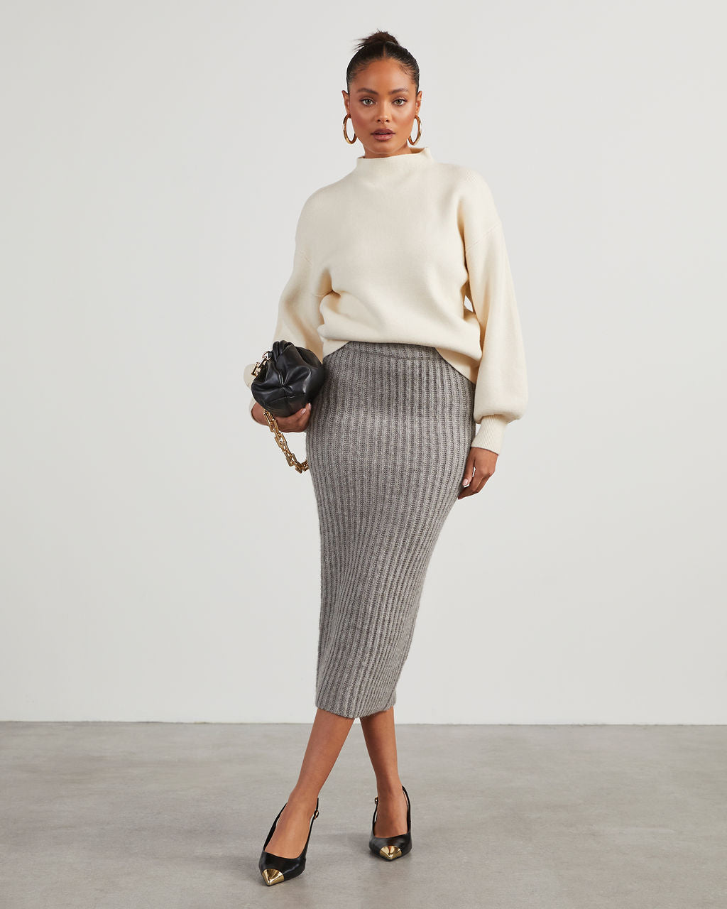 Premium Marciana Knit Midi Skirt - Upgrade Your Wardrobe